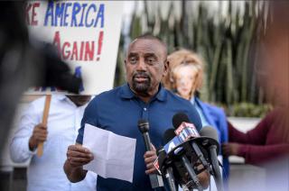 Jesse Lee Peterson Rally's against Gloria Alred