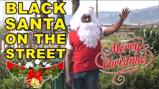Jesse Lee Peterson Presents: Black Santa on the Street! Merry Christmas!!